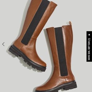 EUC Madewell The Poppy Lugsole Boot size 8